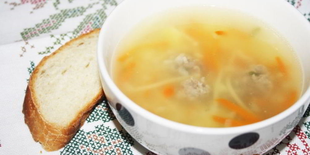 Рецепт простой суп с индюшиными фрикадельками