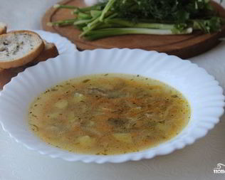 Рыбный суп из кеты