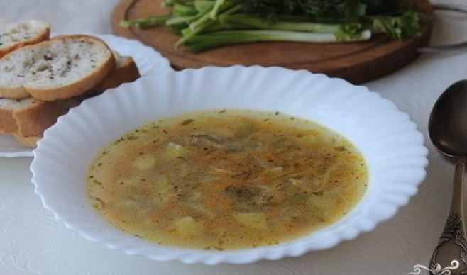 Рыбный суп из кеты