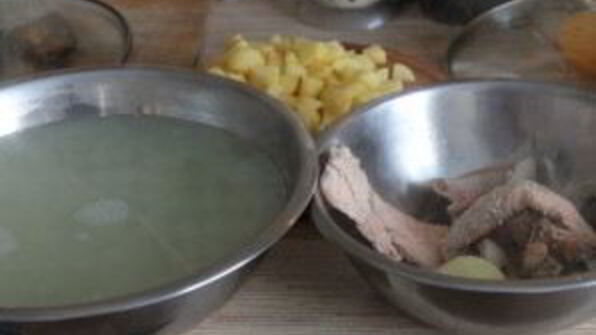 рыбный суп из кеты