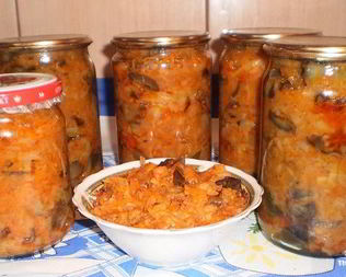 Грибная солянка с овощами на зиму