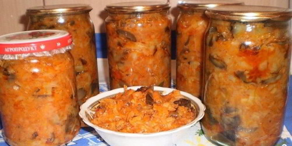 Рецепт грибная солянка с овощами на зиму