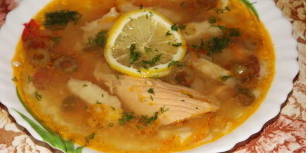 Рецепт рыбная солянка