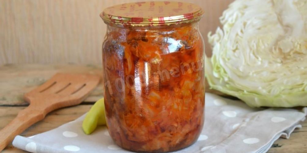Рецепт солянка из капусты на зиму