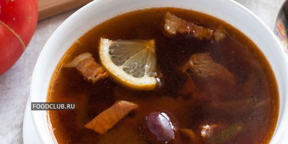 Рецепт солянка мясная