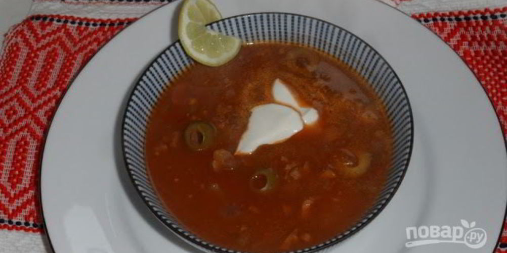 Рецепт солянка постная