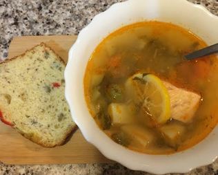 Солянка с каперсами