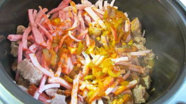 солянка сборная мясная в мультиварке
