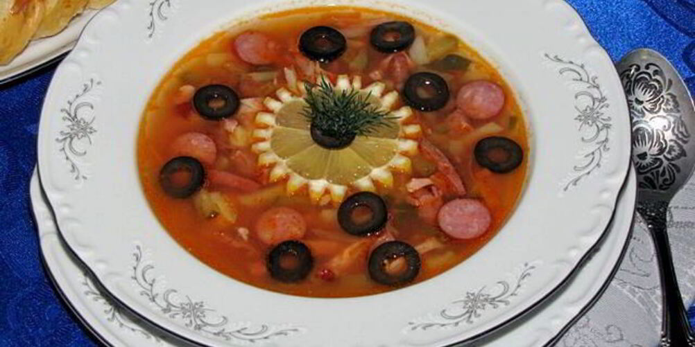 Рецепт солянка сборная мясная