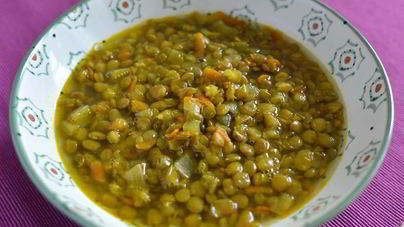 Суп из чечевицы вегетарианский