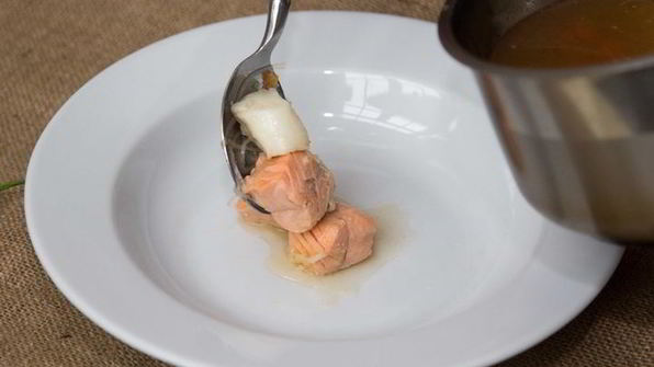 суп из форели и трески