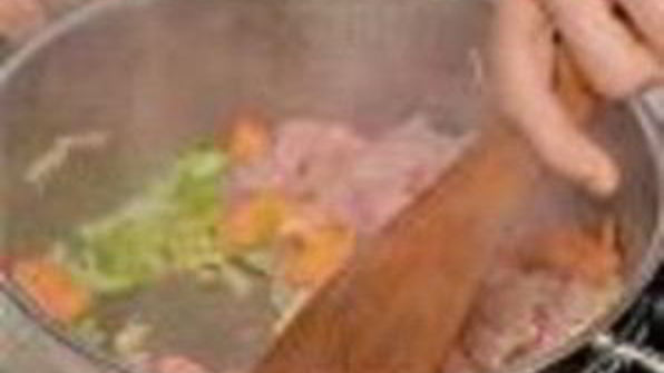 суп из индейки с овсяными лепешками