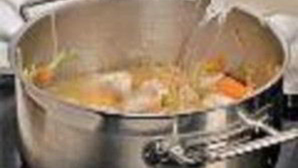 суп из индейки с овсяными лепешками