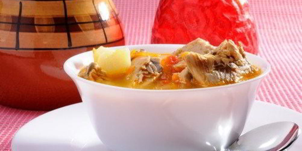 Рецепт суп из копченой пикши с молодым картофелем и шафраном