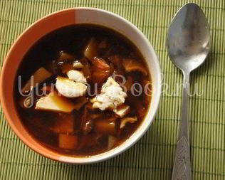 Суп из шиитаке