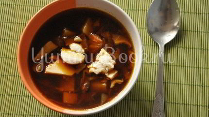 Суп из шиитаке