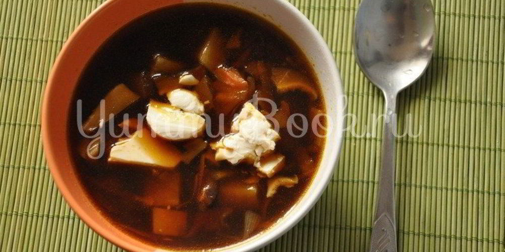 Рецепт суп из шиитаке