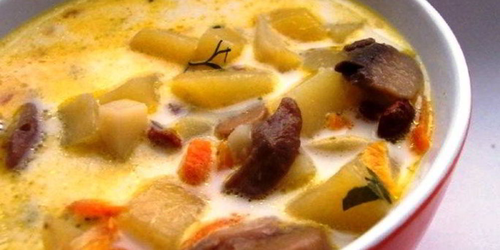 Рецепт суп из свежих вешенок