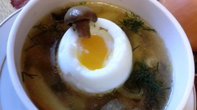 Суп из свежих волнушек