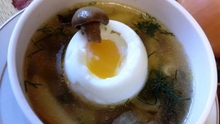 Суп из свежих волнушек