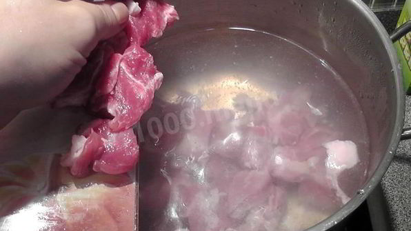 суп из свинины с тыквой