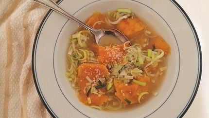 Суп из тыквы с сыром