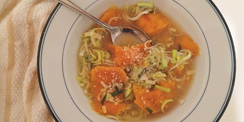 Рецепт суп из тыквы с сыром