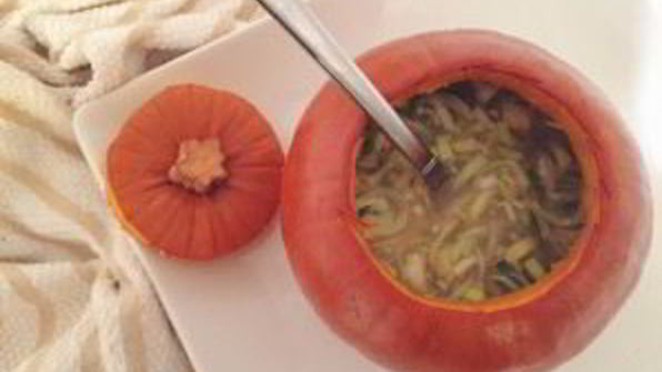 суп из тыквы с сыром