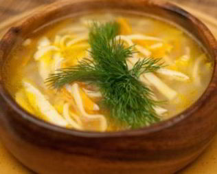 Суп-лапша с мясом по-татарски