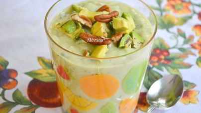 Суп охлажденный с авокадо