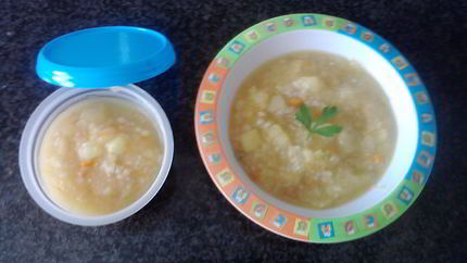 Детский суп-пюре с мясом