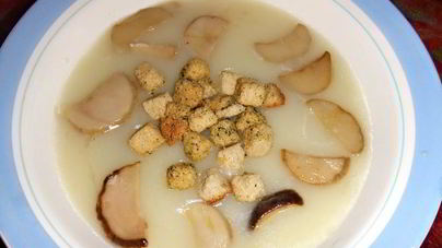 Грибной суп-пюре из белых грибов