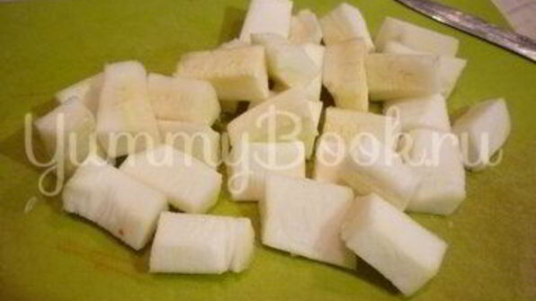 кабачковый суп-пюре из запеченных овощей