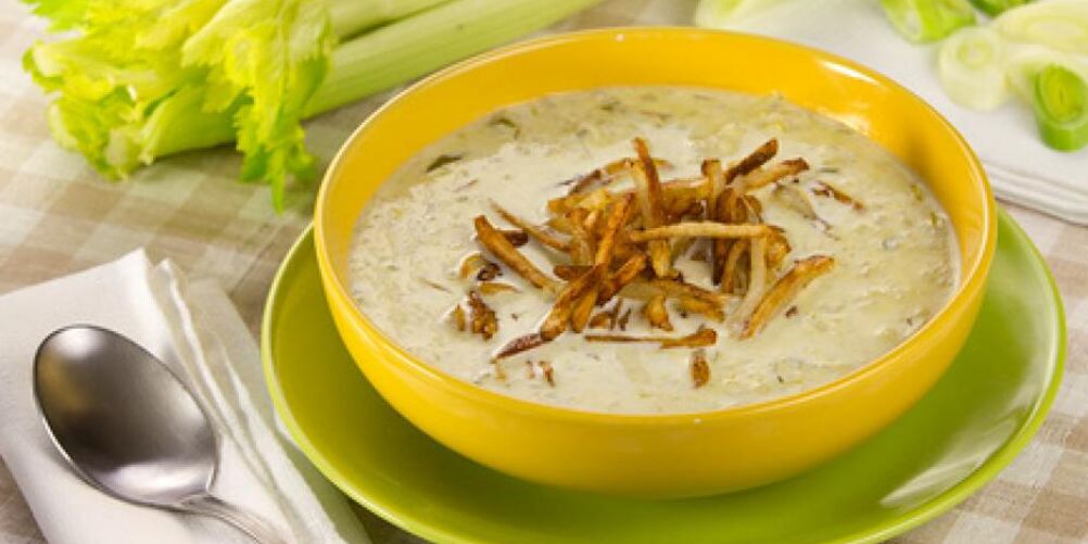 Рецепт картофельно-овощной молочный суп-пюре