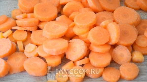 морковный суп-пюре с фасолью