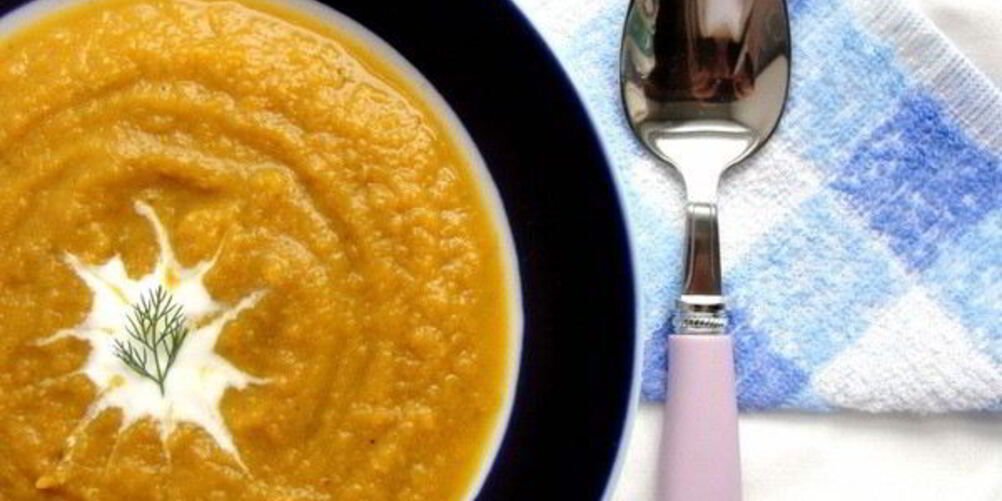 Рецепт морковный суп-пюре с щавелем