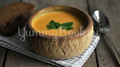 Морковный суп-пюре со сливками