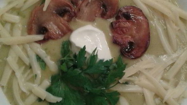 овощной суп-пюре с грибами