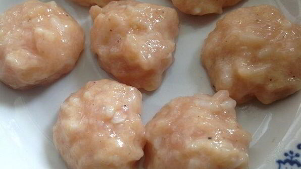 сливочно-грибной суп-пюре с фрикадельками