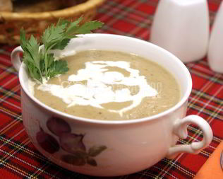 Сливочный суп-пюре из цуккини