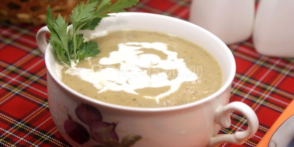 Рецепт сливочный суп-пюре из цуккини