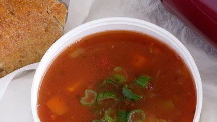 Сливово-томатный суп-пюре