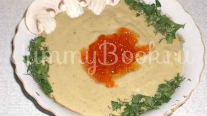 Суп-пюре грибной с беконом