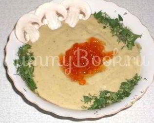 Суп-пюре грибной с беконом