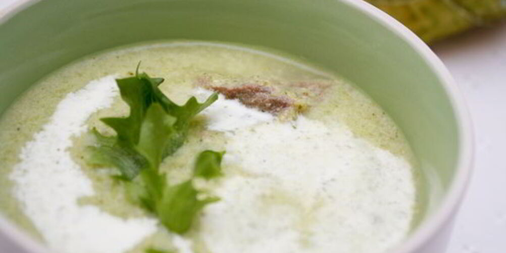 Рецепт суп-пюре из брокколи и зеленой фасоли