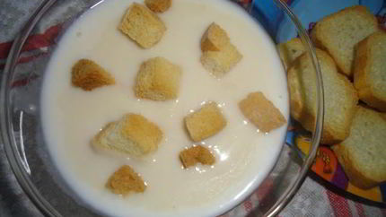 Суп-пюре из фасоли