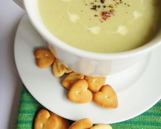 Суп-пюре из кабачков