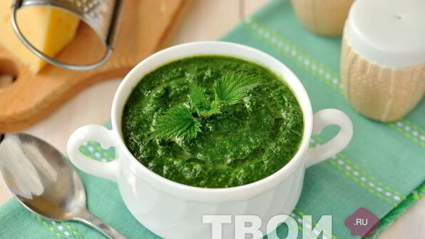 суп-пюре из крапивы