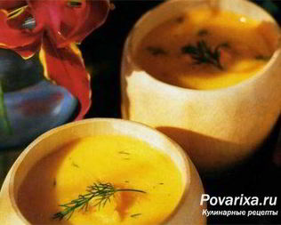 Суп-пюре из кукурузы