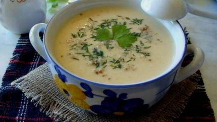 Суп-пюре из курицы